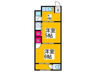 仲辻第一マンションの物件間取画像